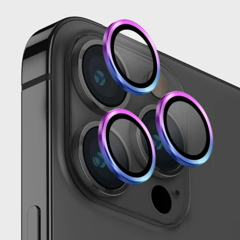 يونيك اوبتيكس حماية الكامير الخلفيه ايفون 14 برو /14 برو ماكس - الوان الطيف